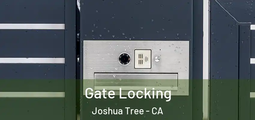  Gate Locking Joshua Tree - CA