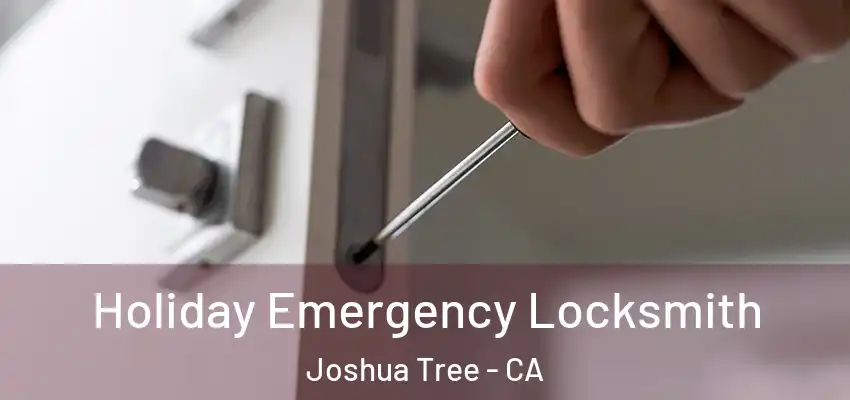 Holiday Emergency Locksmith Joshua Tree - CA